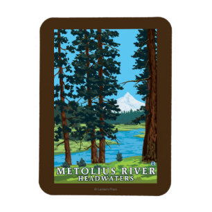 Metolius River Headwaters, Oregon Magnet