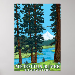 Metolius River Headwaters, Oregon Poster