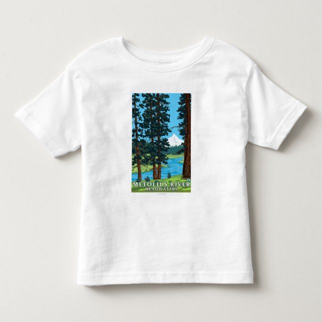 Metolius River Headwaters, Oregon Toddler T-Shirt (Front)