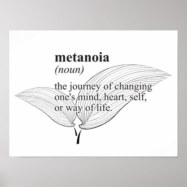 Metonia Isnpirational Poster (Front)