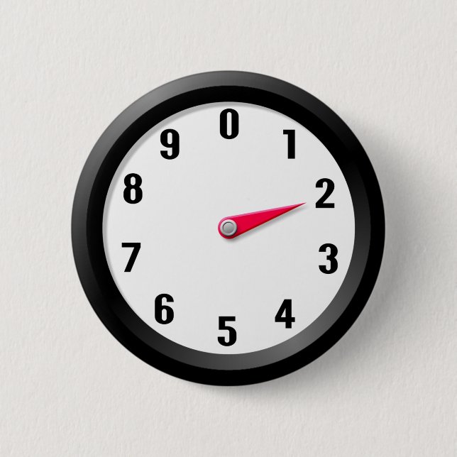 Metre 2 6 cm round badge (Front)