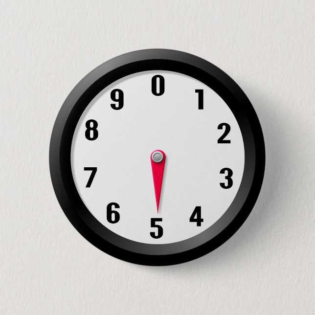 Metre 5 6 cm round badge (Front)