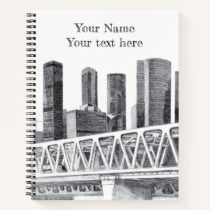 Metro bridge notebook