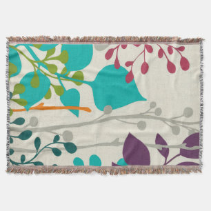 Metro Garden III Throw Blanket