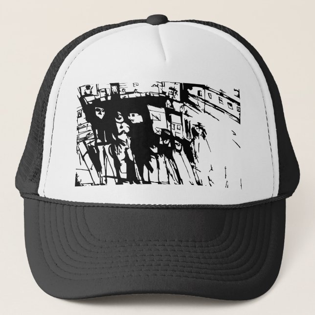 METRO LINK STATION SVG TRUCKER HAT (Front)