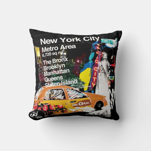 Metro New York City Cushion (Front)
