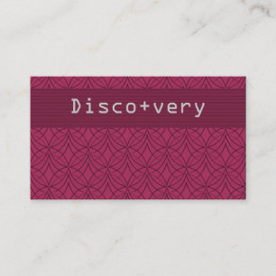 Metro Retro Business Card, Cosmopolitan Pink Business Card