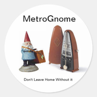 MetroGnome Classic Round Sticker