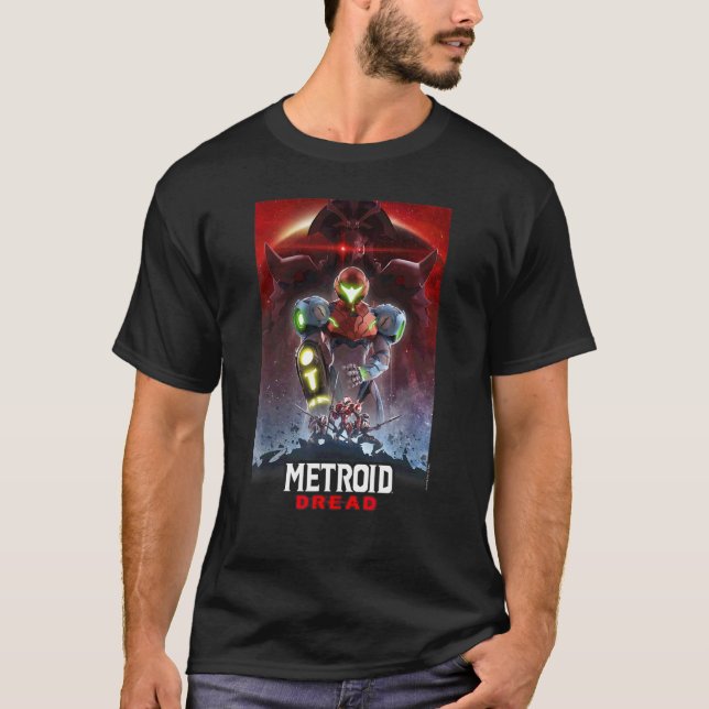 Metroid Dread Galactic Group Gaming Poster T-Shirt (Front)