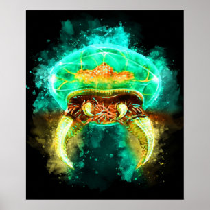 Metroid Prime Tallon Metroid Poster