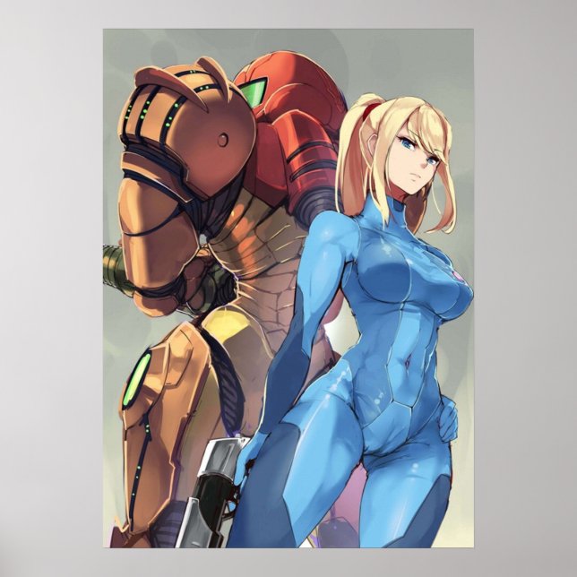Metroid Samus Aran Poster (Front)