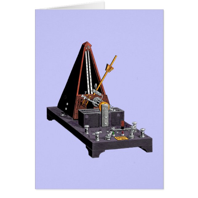 Metronome - Vintage Illustration (Front)