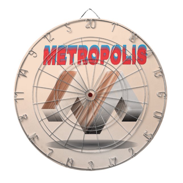 metropolis 1 dartboard (Front)