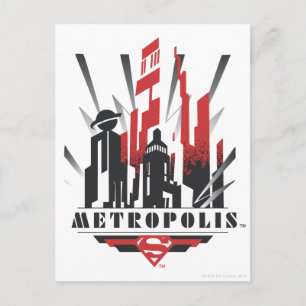 Metropolis Art Deco Postcard