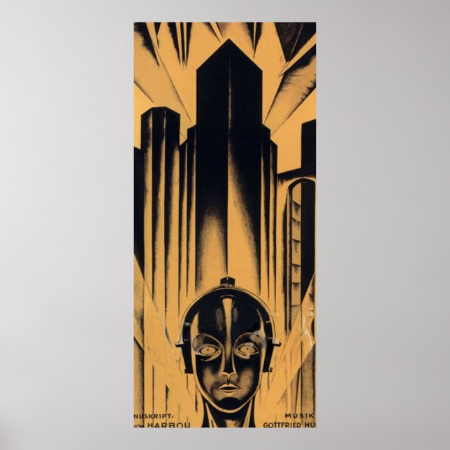 Metropolis  Fritz Lang movie Poster (Front)
