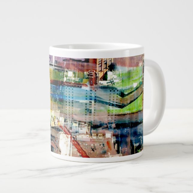 Metropolis II Large Coffee Mug (Front Right)