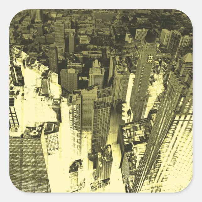 Metropolis IV Square Sticker (Front)