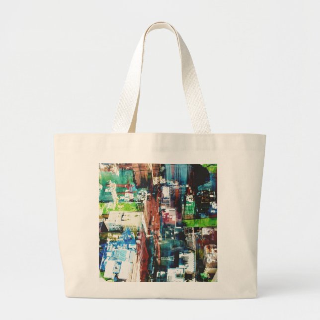 Metropolis Large Tote Bag (Front)
