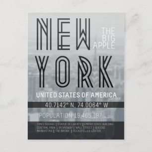 Metropolis New York Postcard