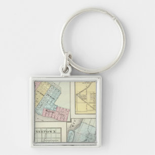Metropolis, Shawneetown, Cairo and Pinckneyville Key Ring