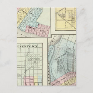 Metropolis, Shawneetown, Cairo and Pinckneyville Postcard
