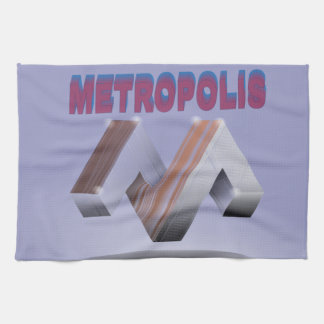 metropolis tea towel