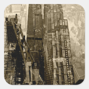 Metropolis V Square Sticker