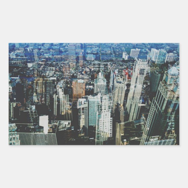 Metropolis VIII 2 Rectangular Sticker (Front)