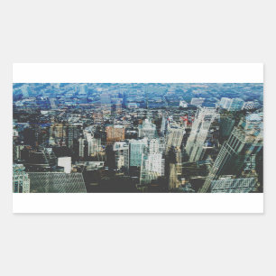 Metropolis VIII 2 Rectangular Sticker