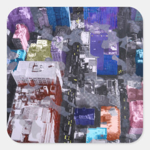 Metropolis VIIII Square Sticker