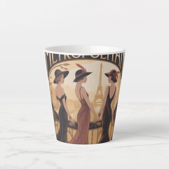 Metropolitan Art Nouveau latte cup (Front)