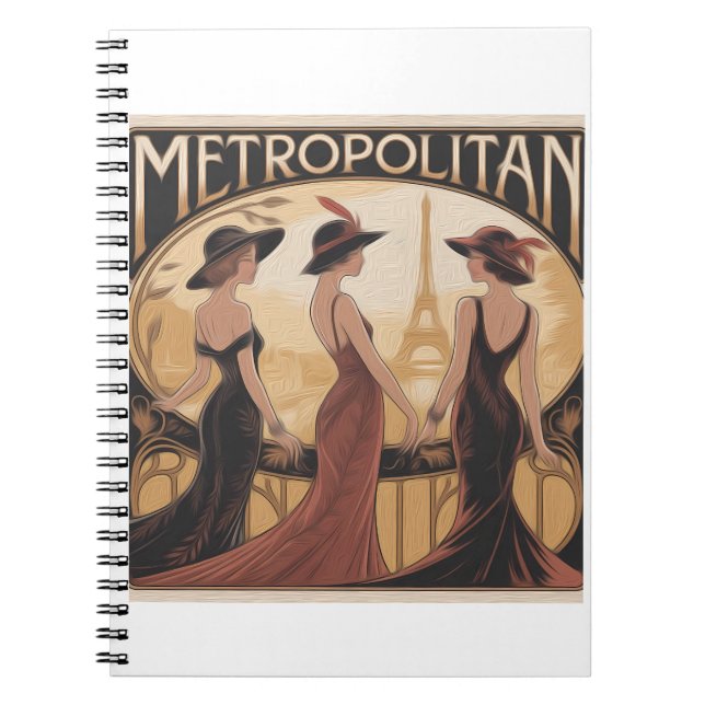 Metropolitan Art Nouveau Notebook (Front)