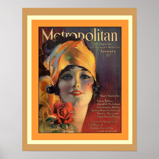 Metropolitan Magazine 1920s Cover Poster (Front)
