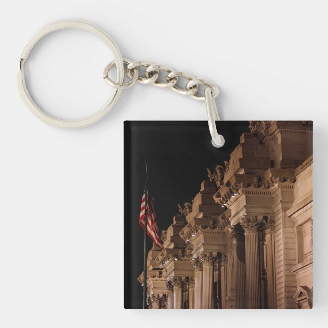 Metropolitan Museum of Art (the MET) Photo Key Ring (Front)