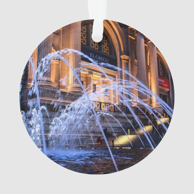 Metropolitan Museum of Art (the MET) Photo Ornament (Back)