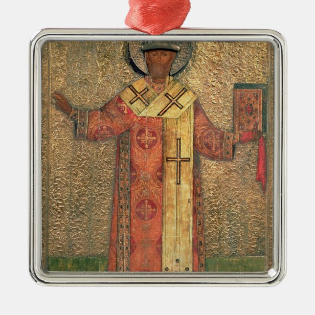 Metropolitan Philipp, 1653 Metal Ornament (Front)