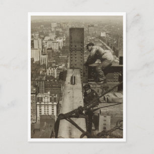 Metropolitan Tower over Fifth Ave. and Central Par Postcard