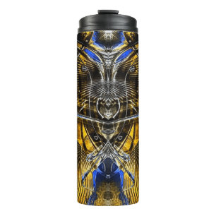 Metropollis 3D Abstract Thermal Tumbler