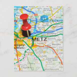 Metz, France Postcard
