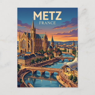 Metz France Postcard