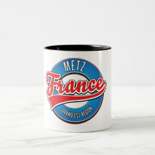 Metz Grand Est region France Two-Tone Coffee Mug
