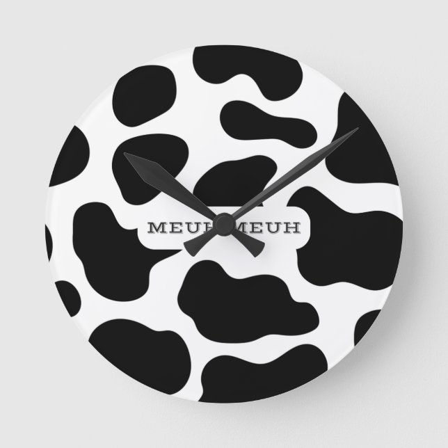 Meuh Meuh Round Clock (Front)