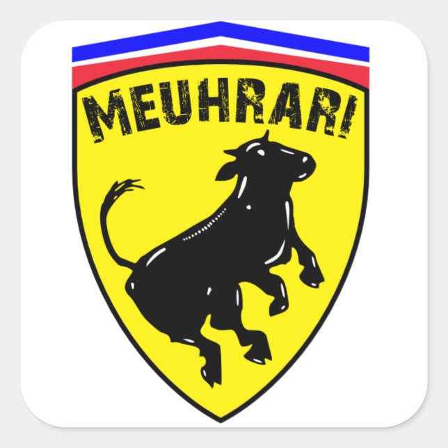 Meuhrari Square Sticker (Front)