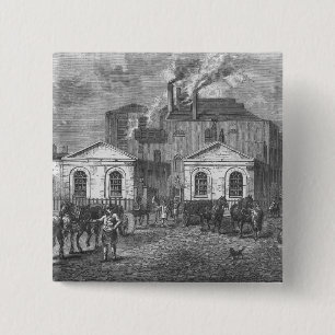 Meux's Brewery, 1830 15 Cm Square Badge