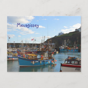 Mevagissey Cornwall England Postcard