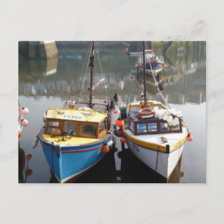 Mevagissey fishing fleet postcard