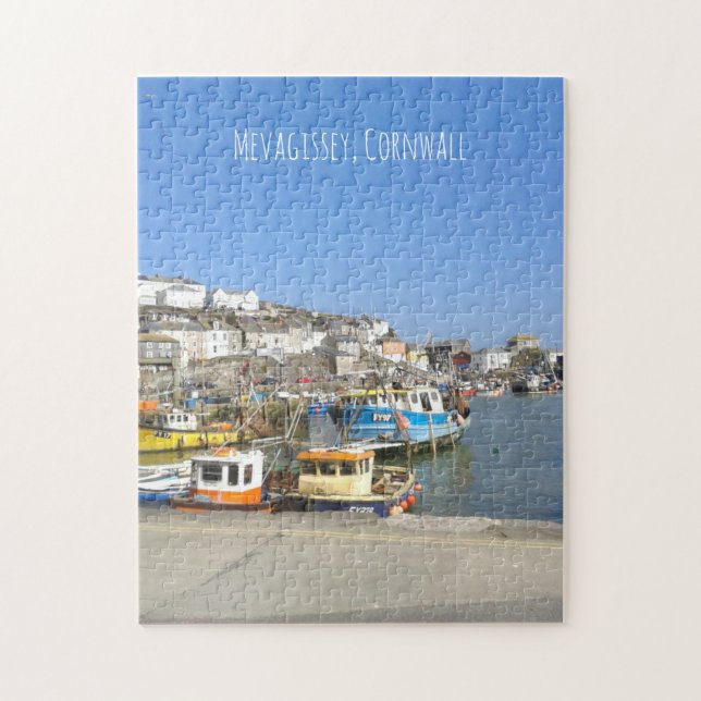 Mevagissey Jigsaw Puzzle (Vertical)