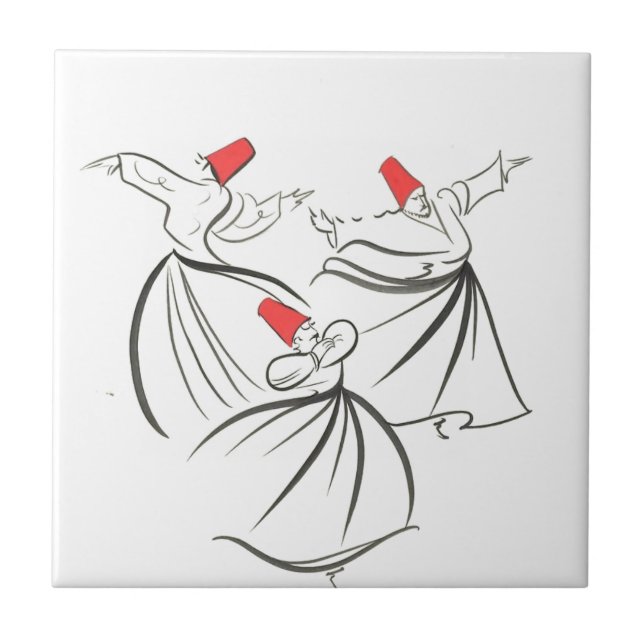 Mevlana Ceramic Tile (Front)