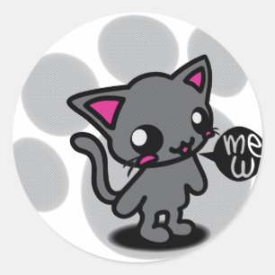 MEW CLASSIC ROUND STICKER