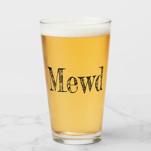 Mewd Mood Glass (Front Filled)